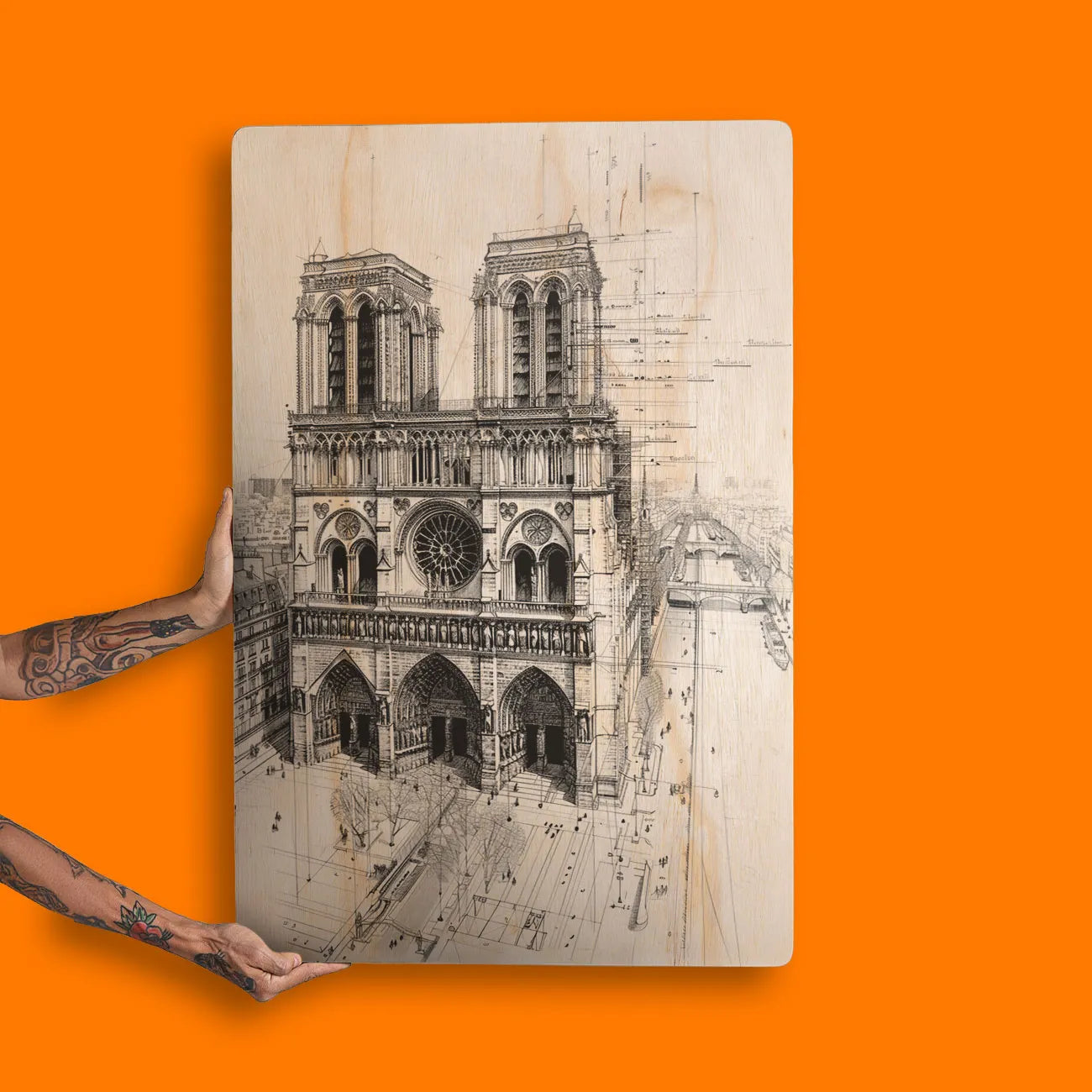 Quadro Decorativo -  Catedral Notre Dame