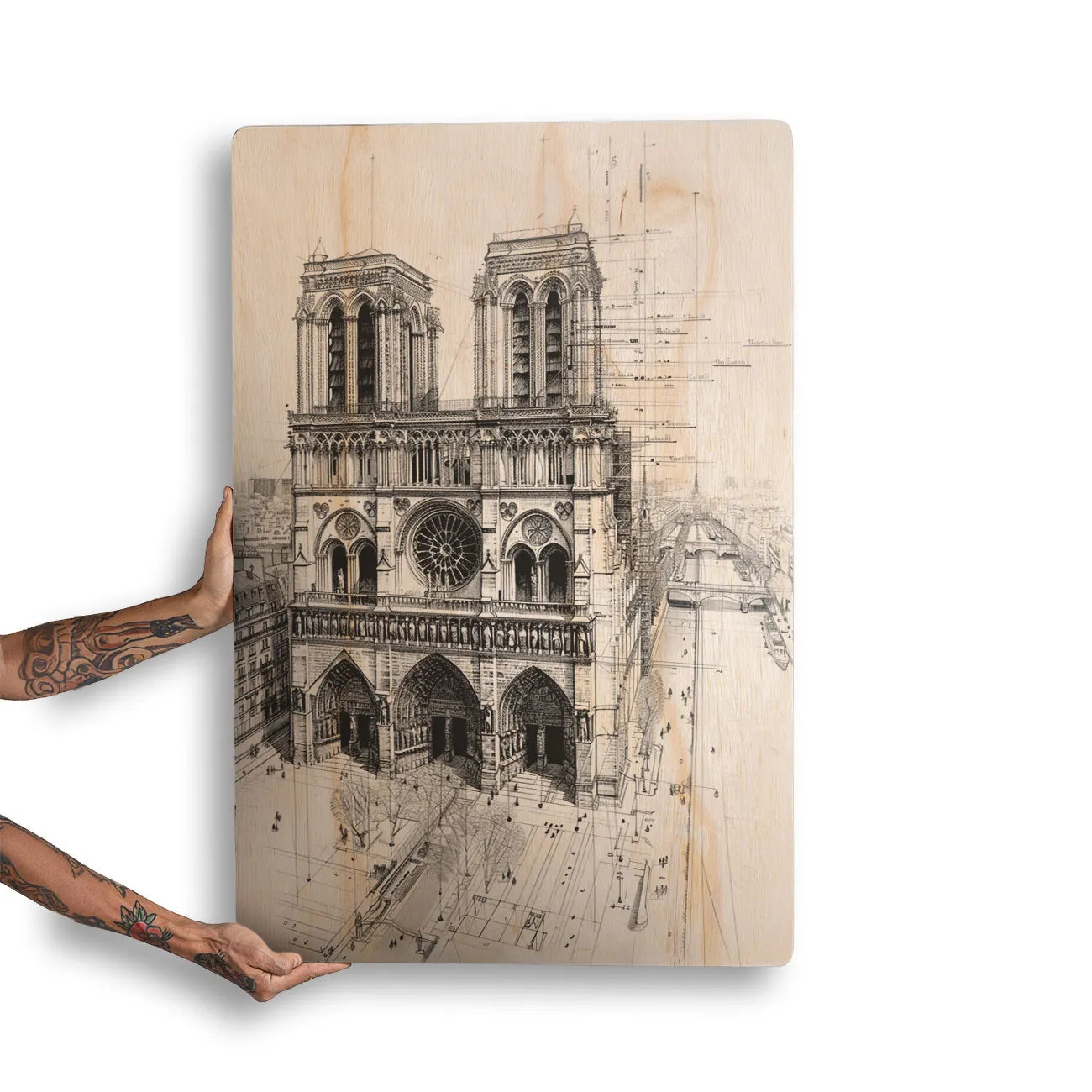 Quadro Decorativo -  Catedral Notre Dame