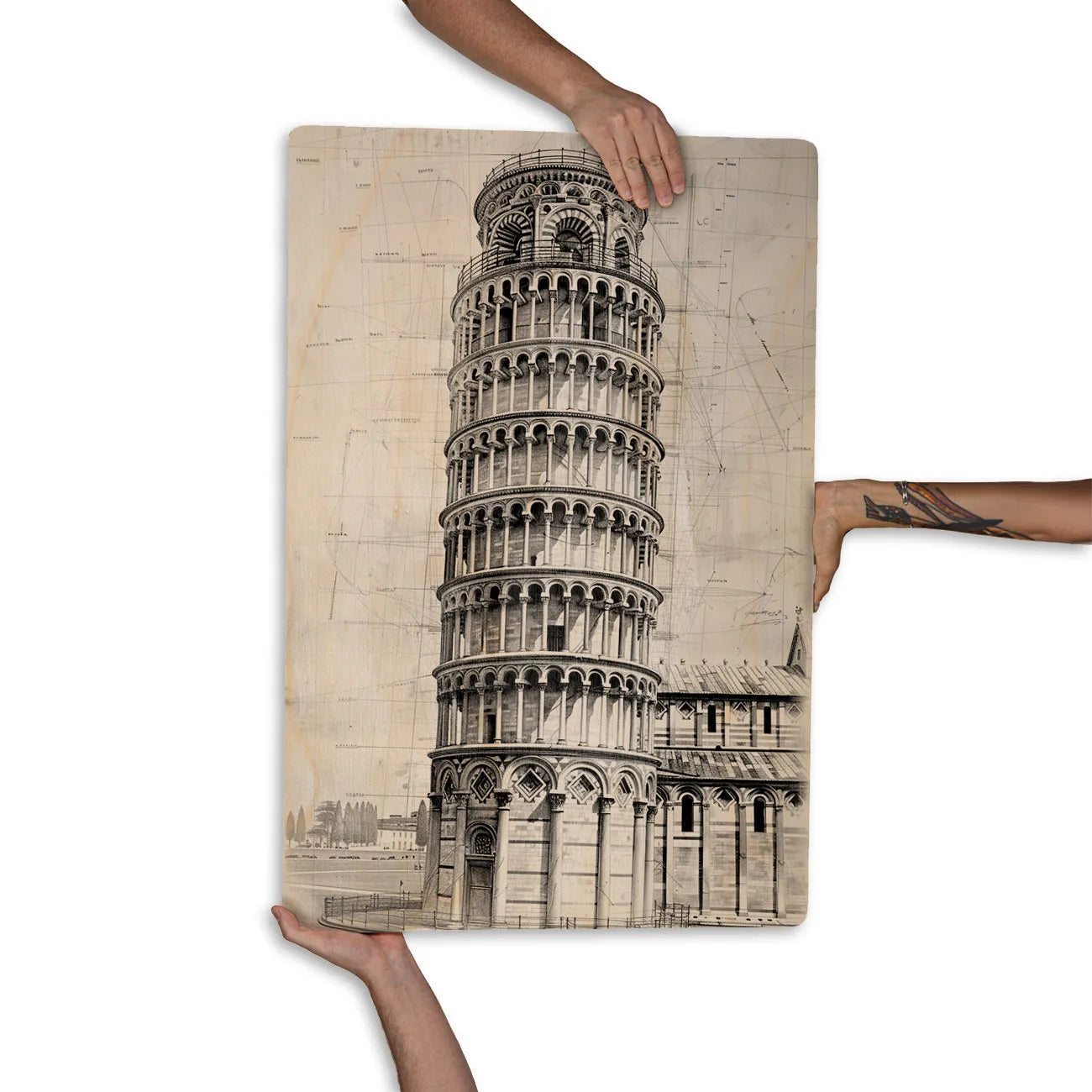 Quadro Decorativo -  Torre de Pisa