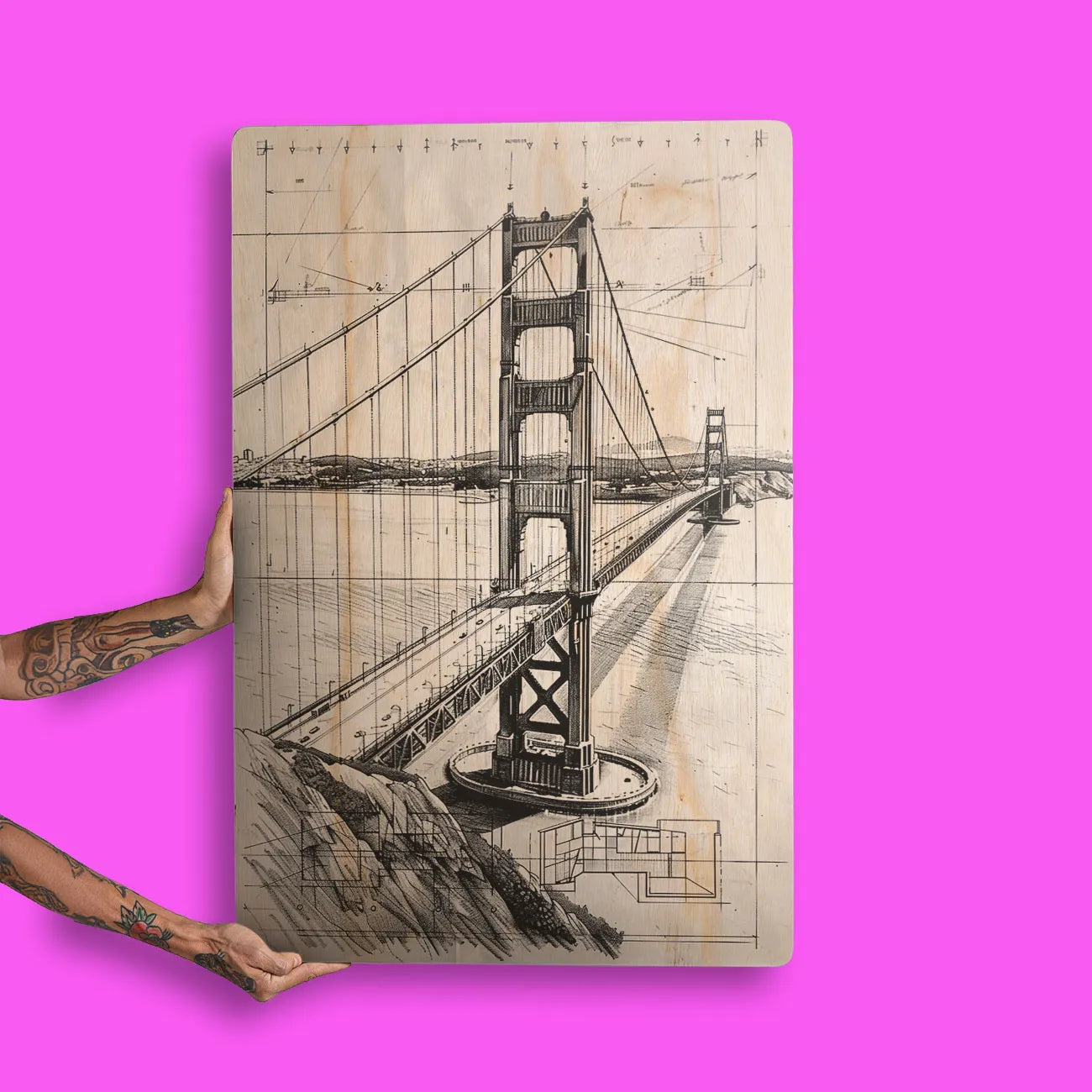 Quadro Decorativo -  Golden Gate