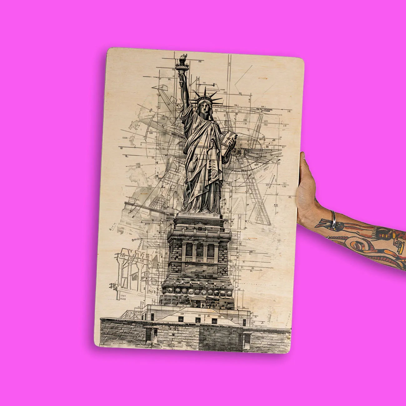 Quadro Decorativo -  Estátua da Liberdade 2