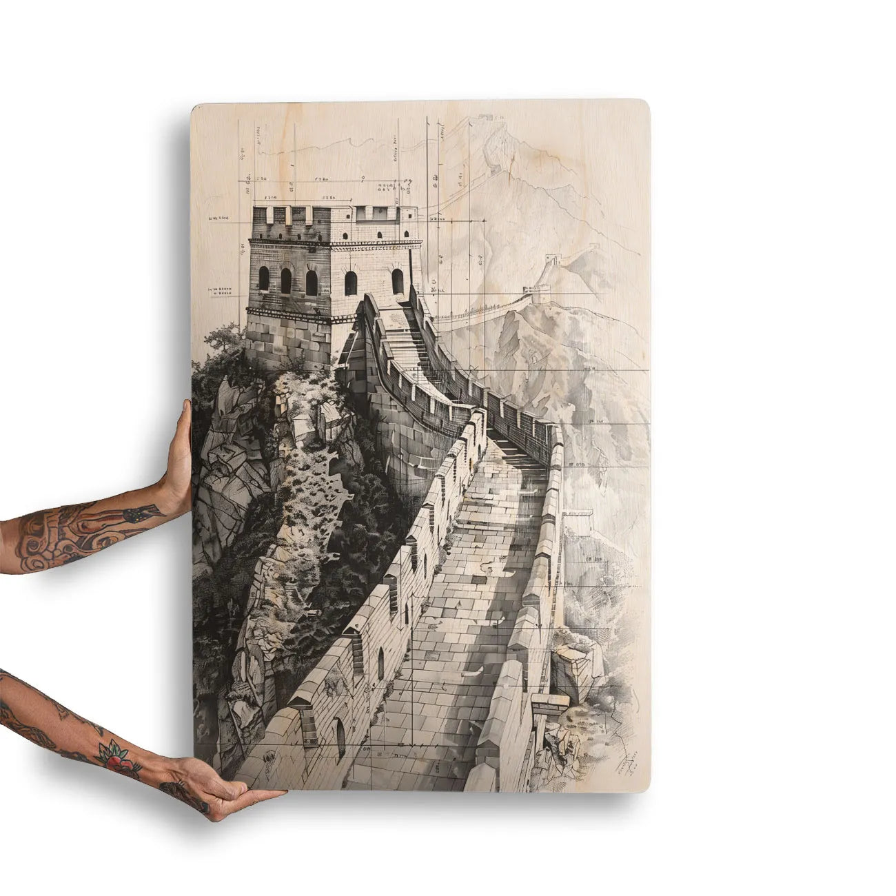 Quadro Decorativo -  Grande Muralha da China