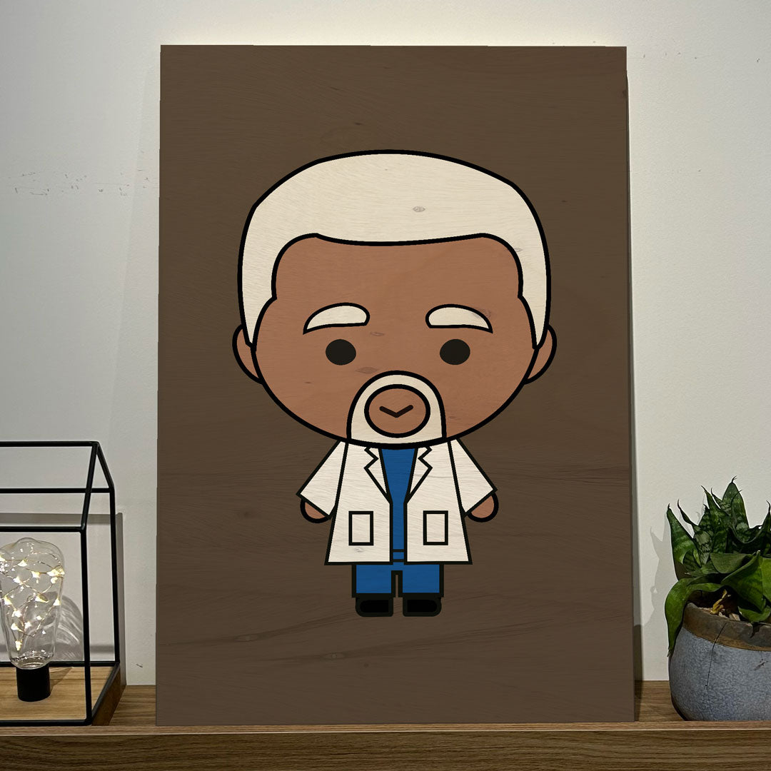 Quadro Decorativo - Richard Webber - Greys Anatomy 50 x 33 cm - Muralist Decor