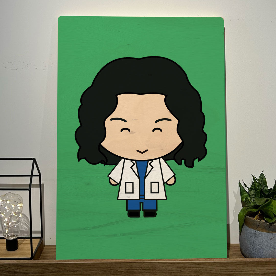 Quadro Decorativo - Cristina Yang - Greys Anatomy 50 x 33 cm - Muralist Decor