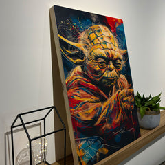 Quadro Decorativo - Star Wars Yoda 50 x 33 cm - Muralist Decor