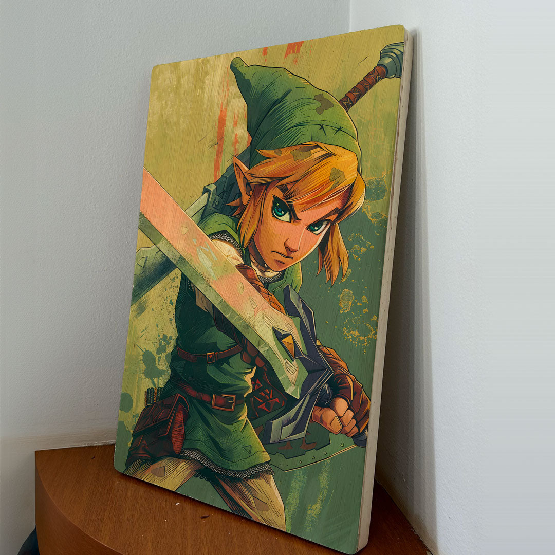 Quadro Decorativo -  Link - Zelda