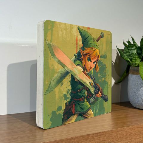 Quadro Decorativo - Link - Zelda 20 x 20 cm - Muralist Decor